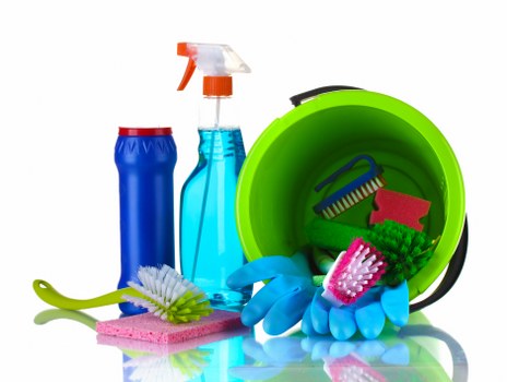 Professional end of tenancy cleaning in a bright living room