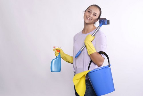 Deep cleaning kitchen surfaces during one off cleaning in London