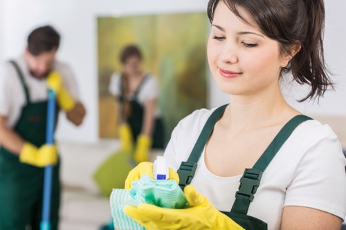 Bright and tidy office space after professional cleaning