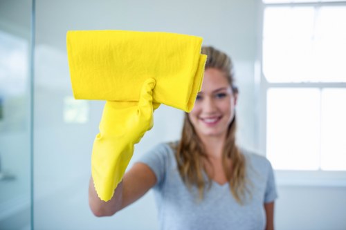 Sanitized office workspace showing the benefits of commercial cleaning